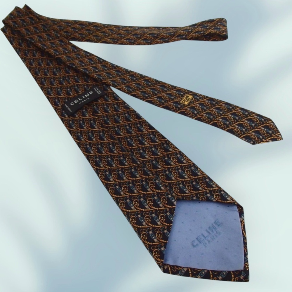 CELINE Silk Tie 😍🔥 - Picture 8 of 9